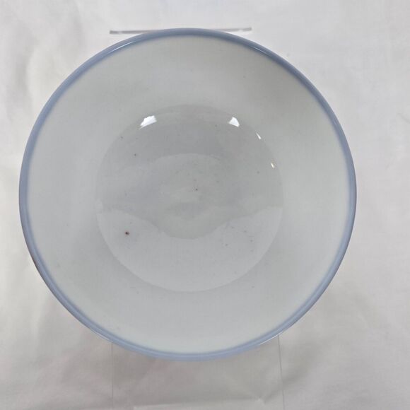 Asian Rice Bowl Pink Floral Porcelain 2.25" x 4.5" - Picture 3 of 10